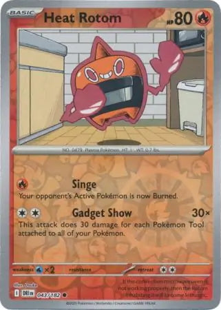 Destined Rivals Heat Rotom #43/182 reverse holo